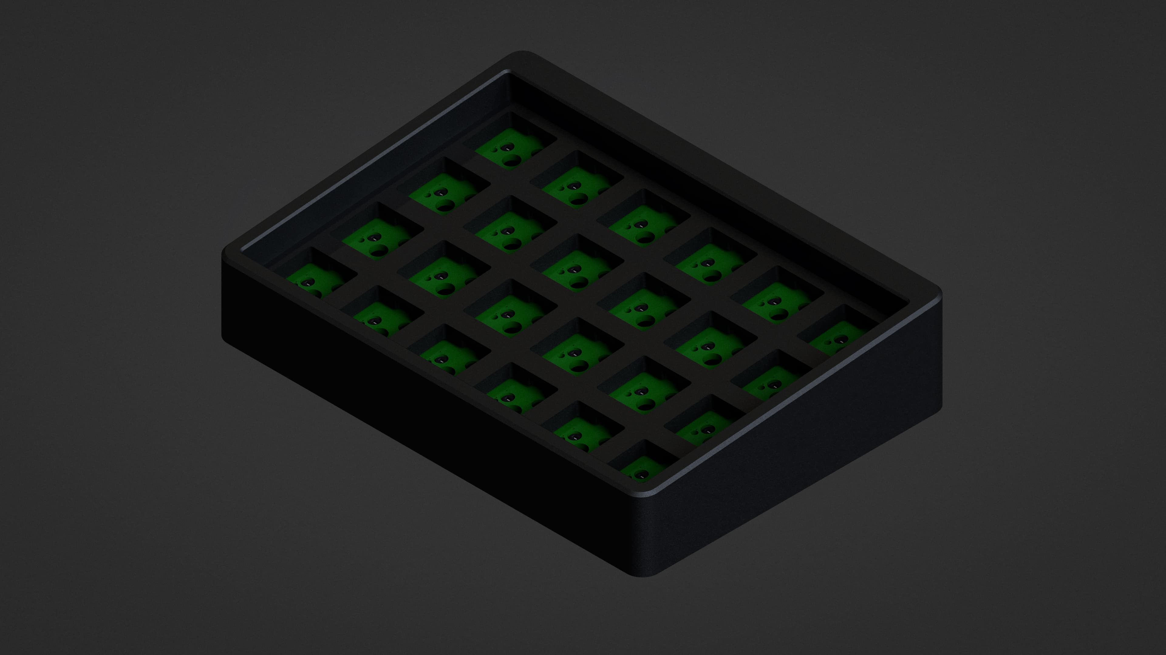 Render of the Equinox keyboard