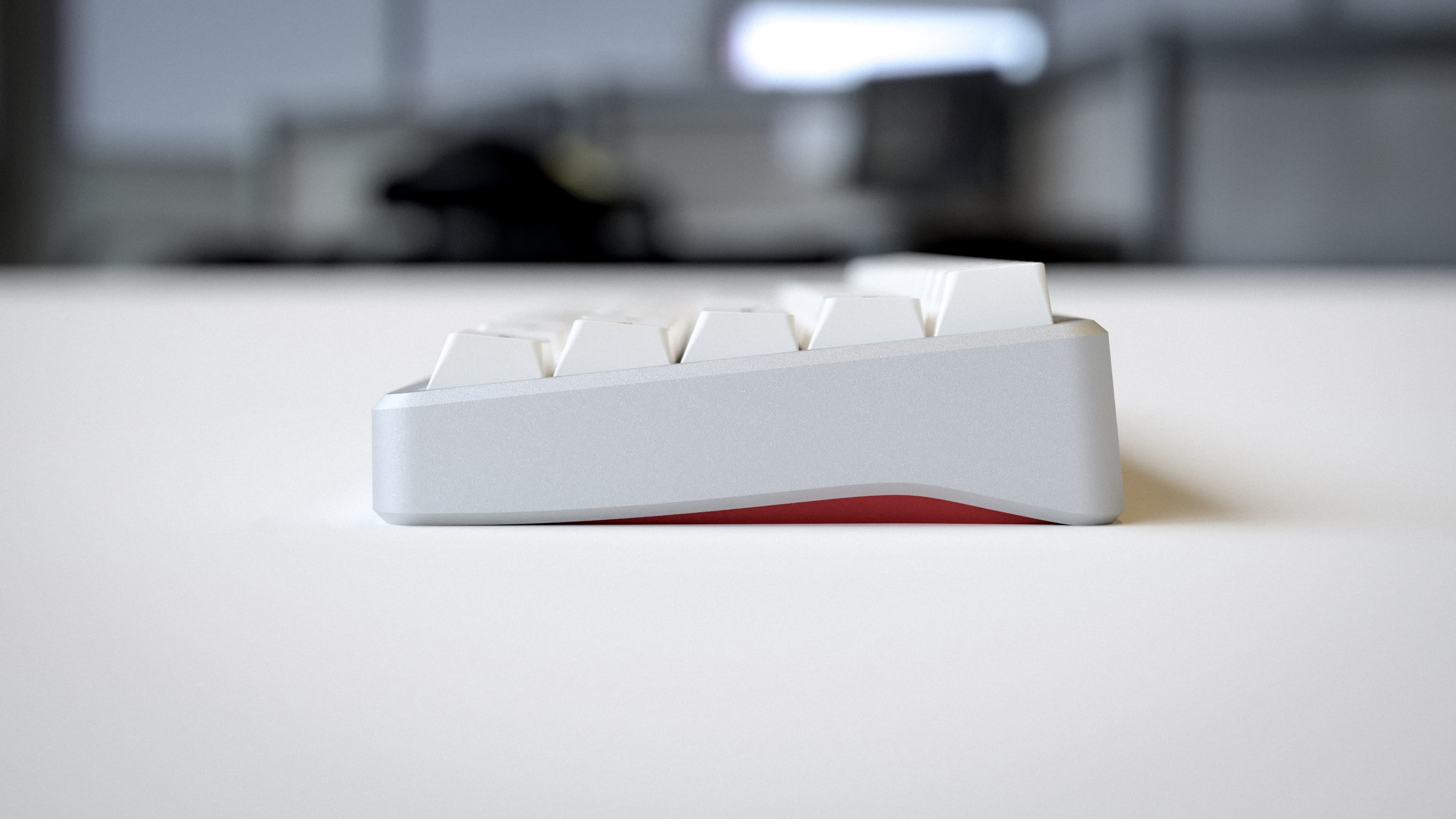 GMK Minimal on the Aeon keyboard side view