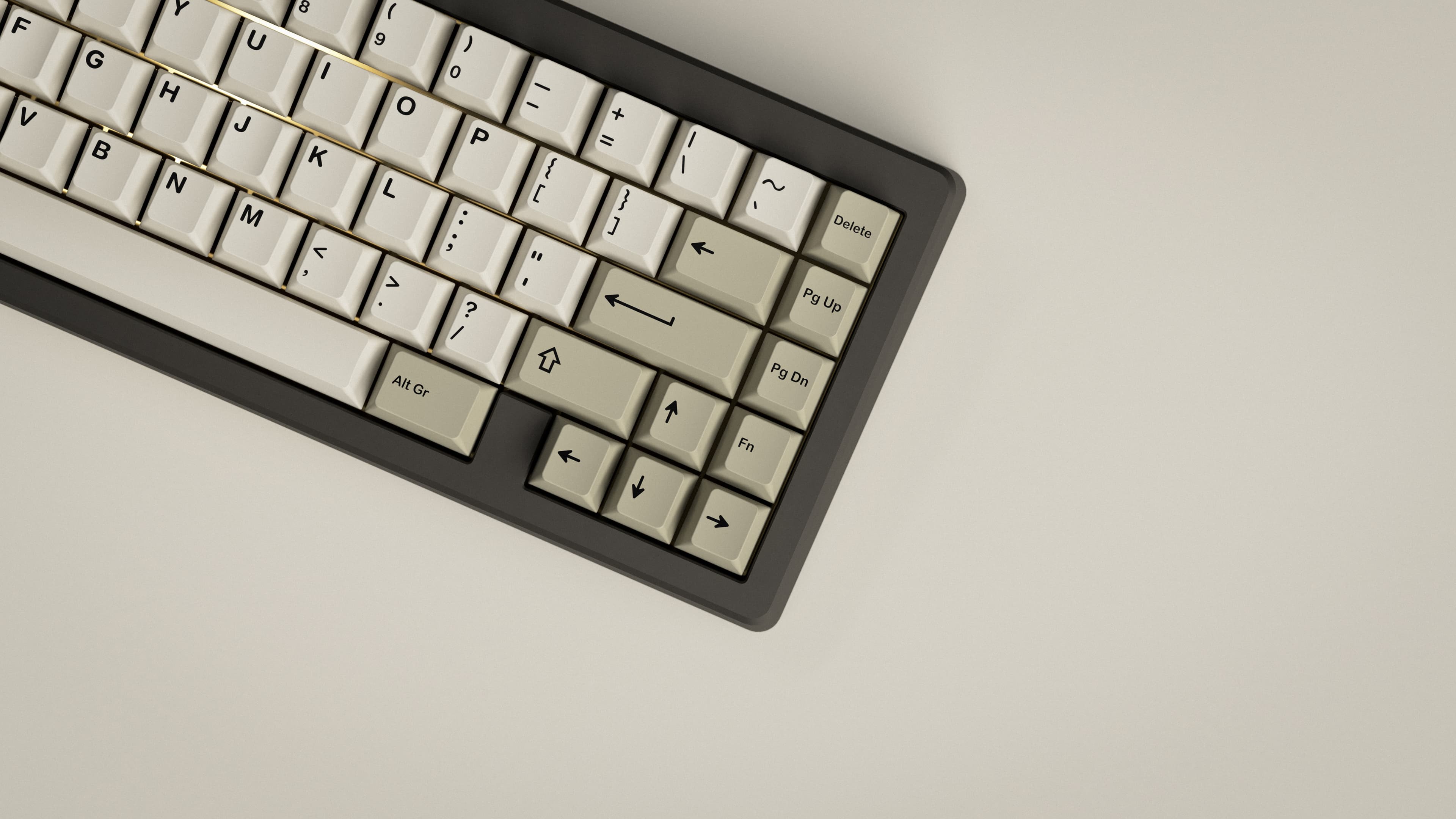 GMK 9009 R3 on the Bauer keyboard