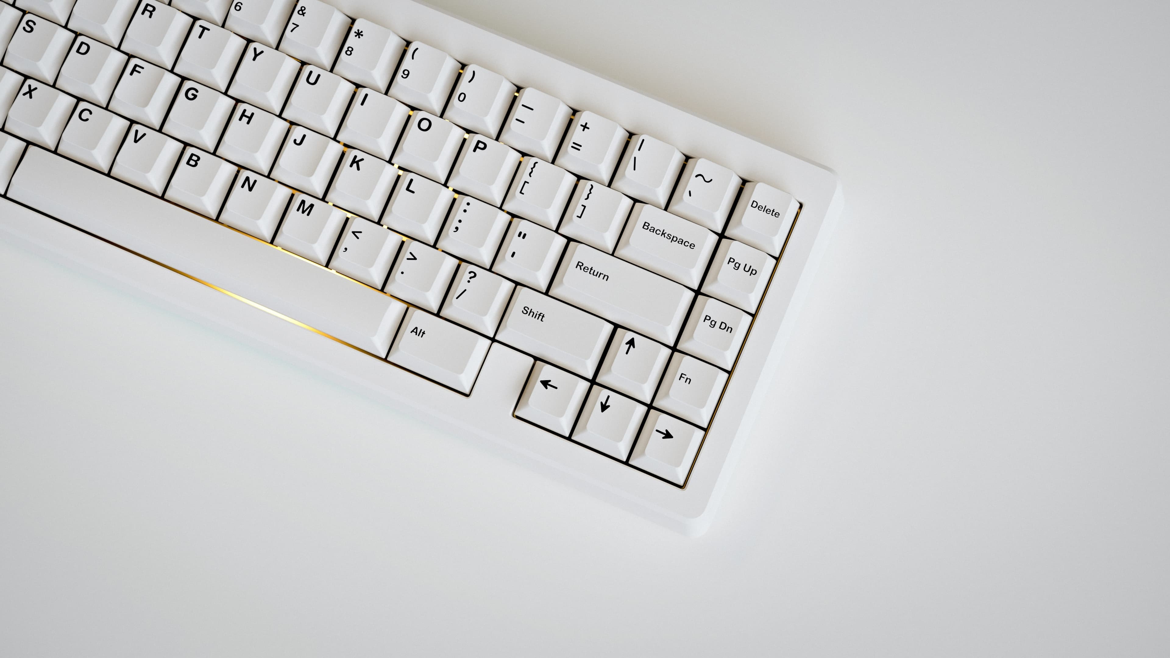 GMK Minimal on the Bauer keyboard