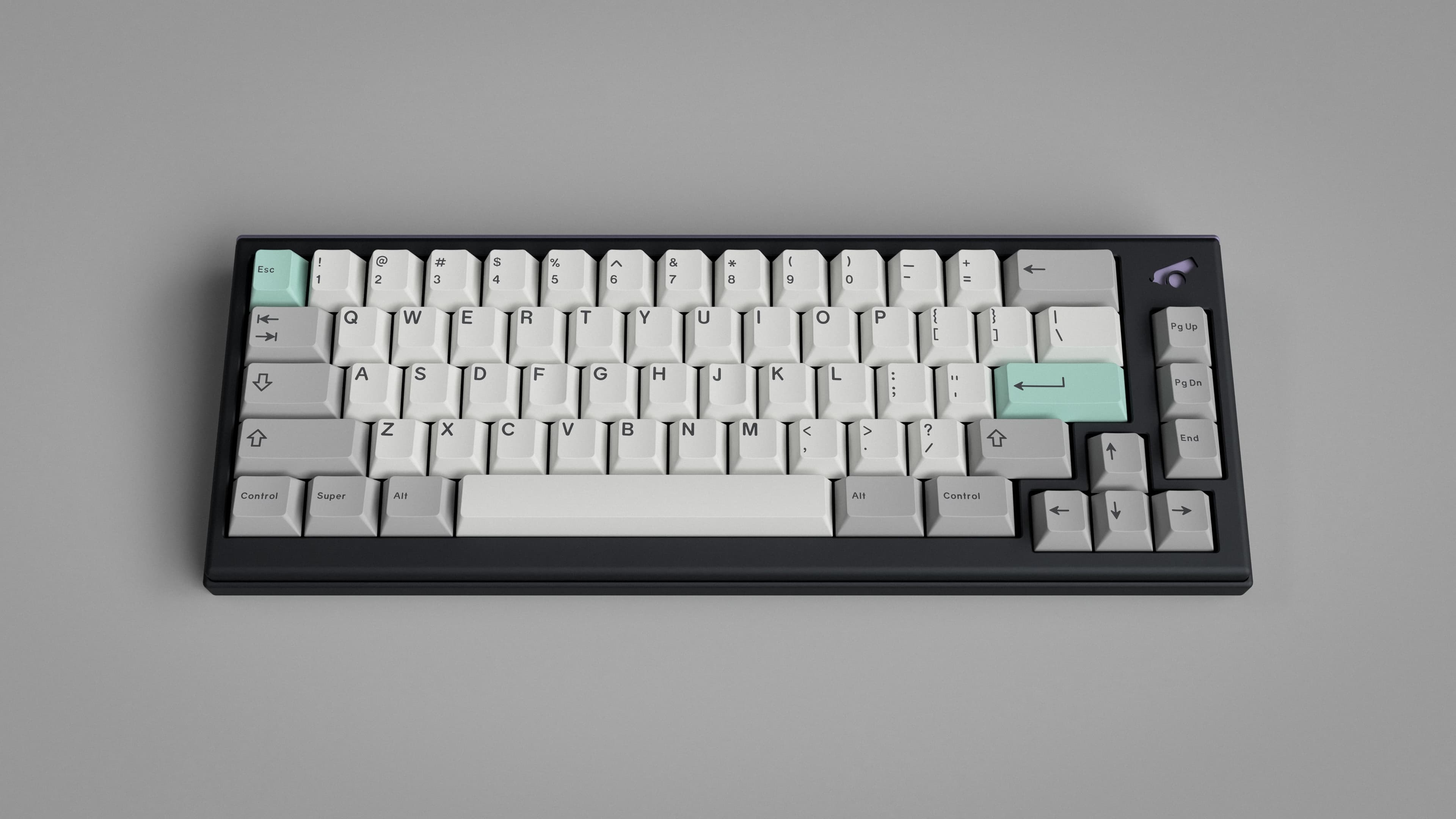 GMK Modern Dolch Light on the Chimera keyboard