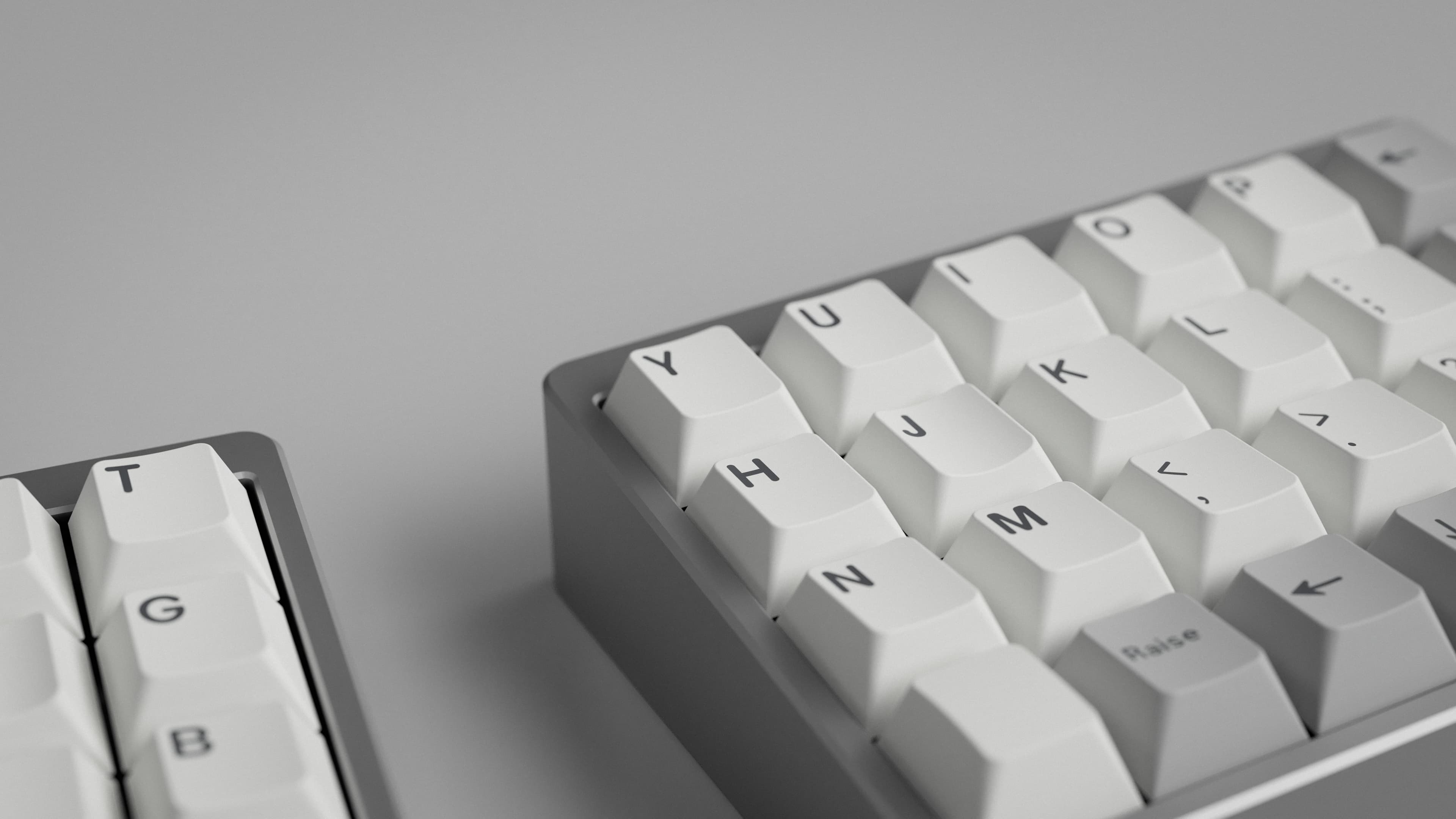 GMK Modern Dolch Light on the Equinox keyboard