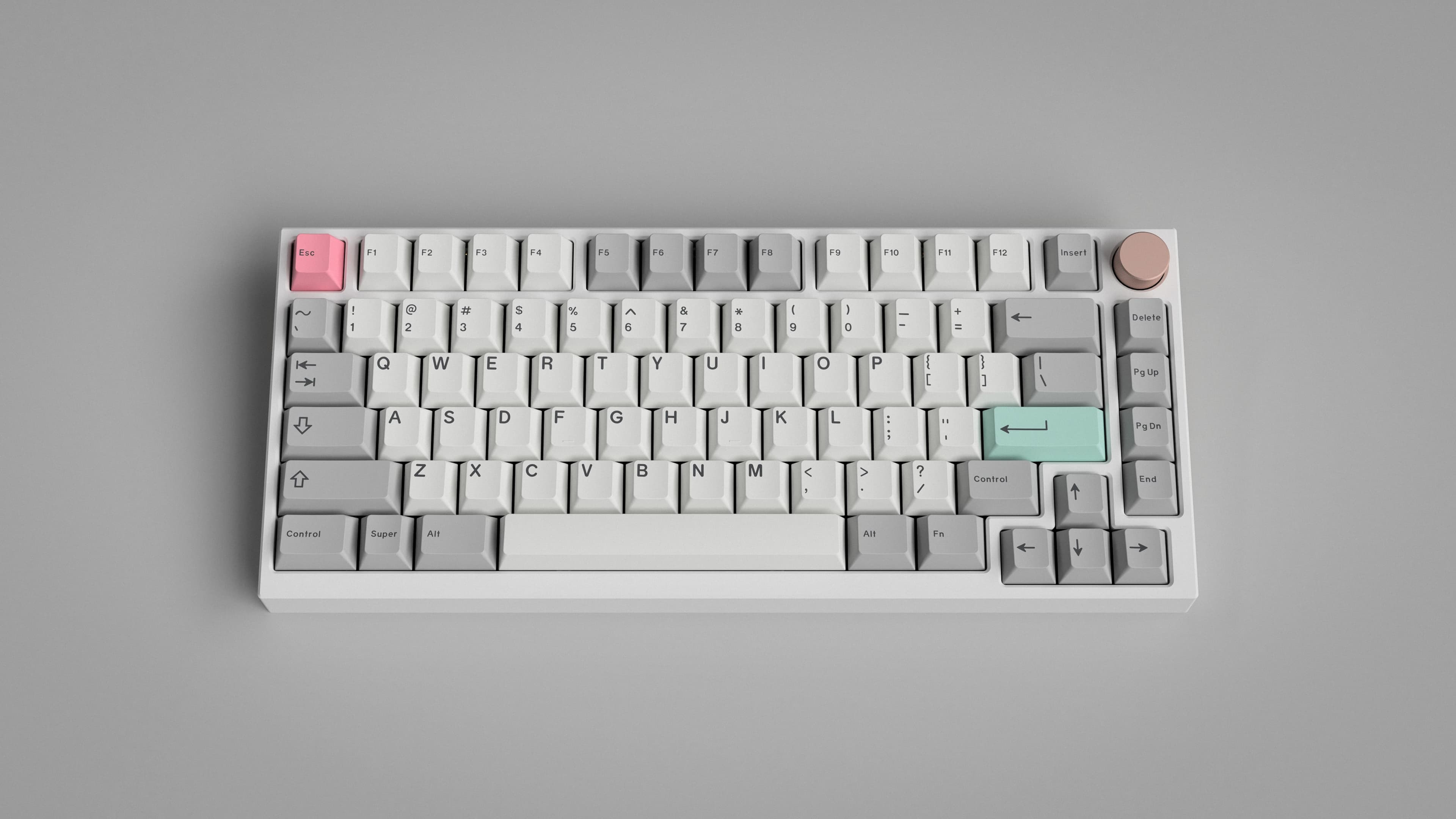 GMK Modern Dolch Light on the EvolvW keyboard