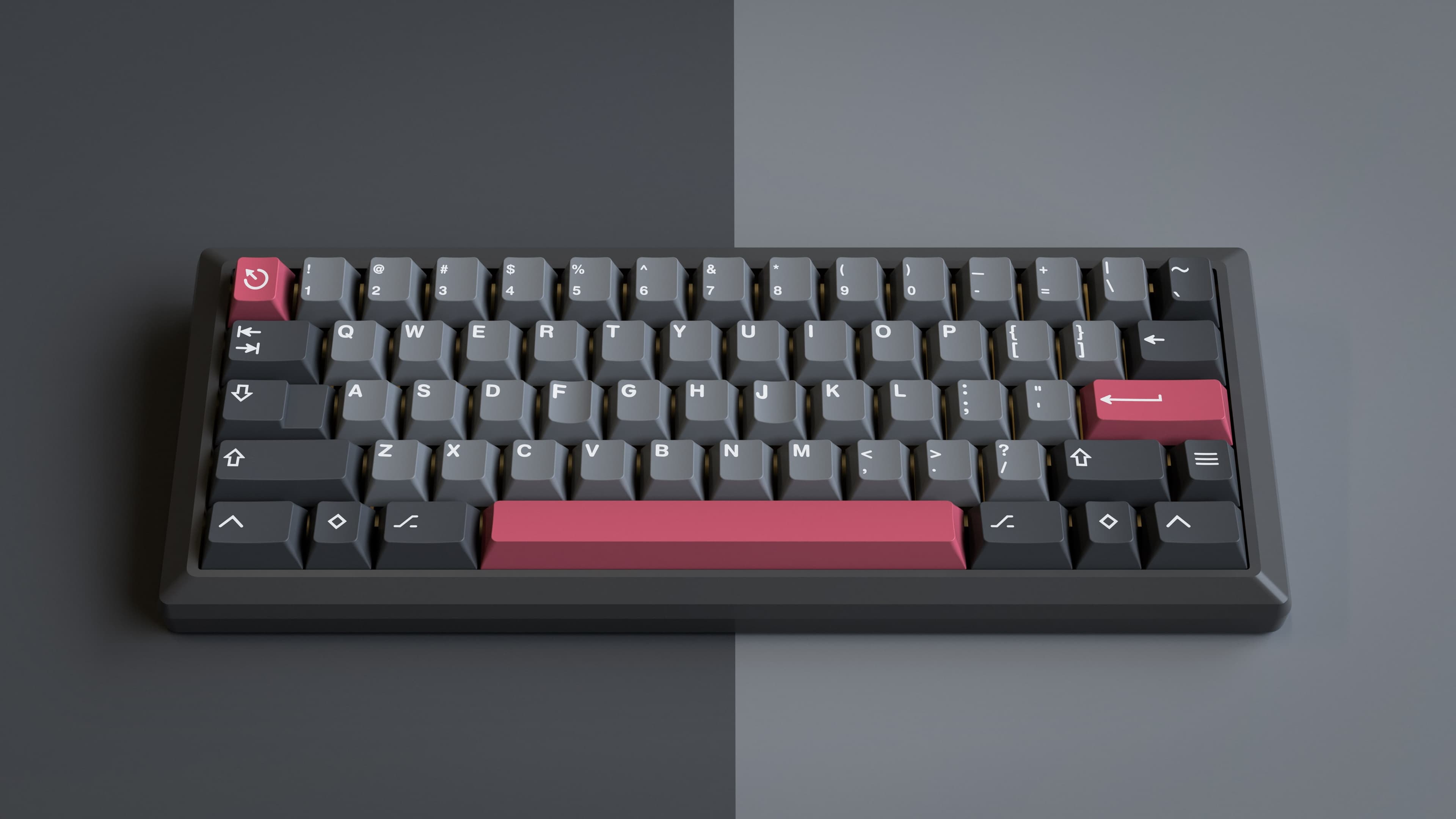 GMK Modern Dolch on the Fusion keyboard