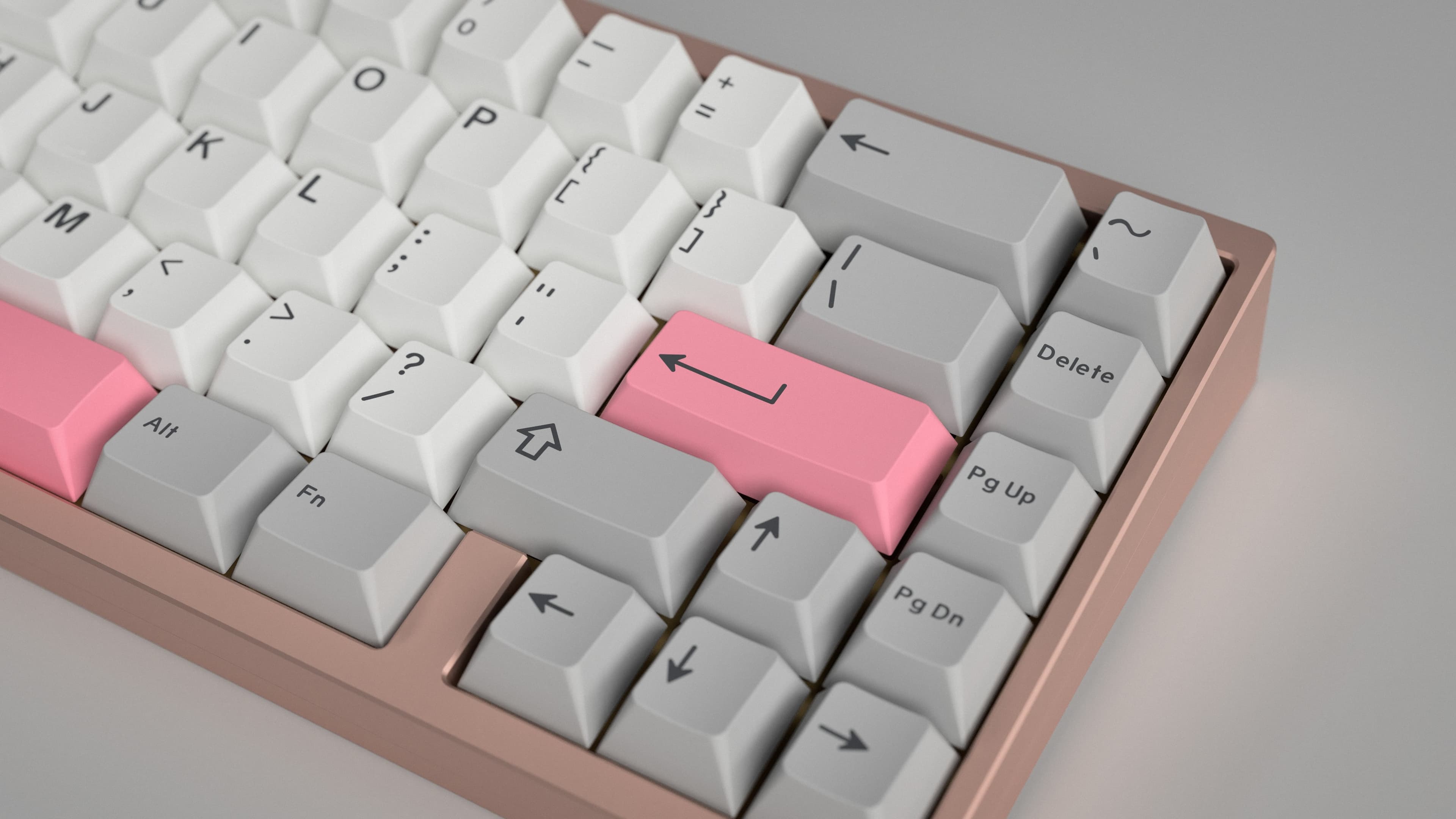 GMK Modern Dolch Light on the KBD67II keyboard