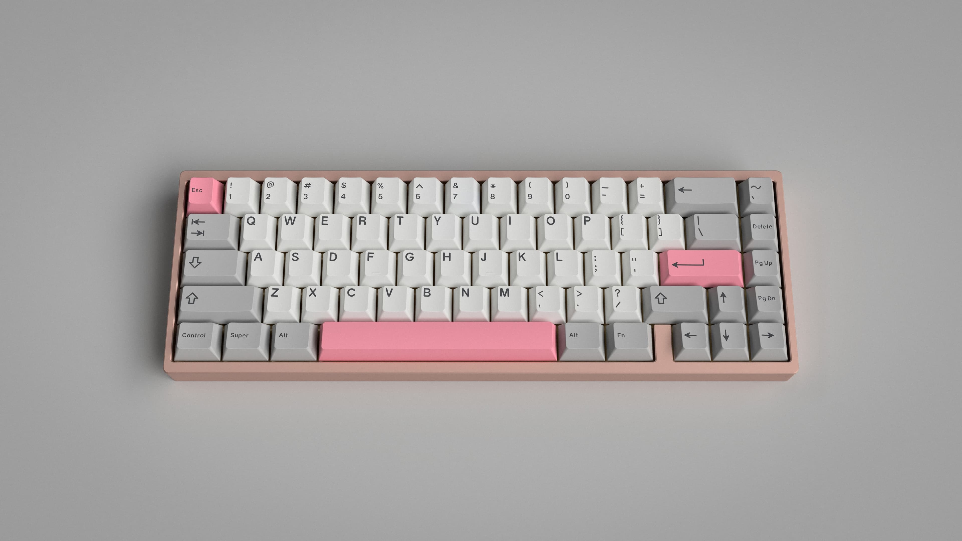 GMK Modern Dolch Light on the KBD67II keyboard