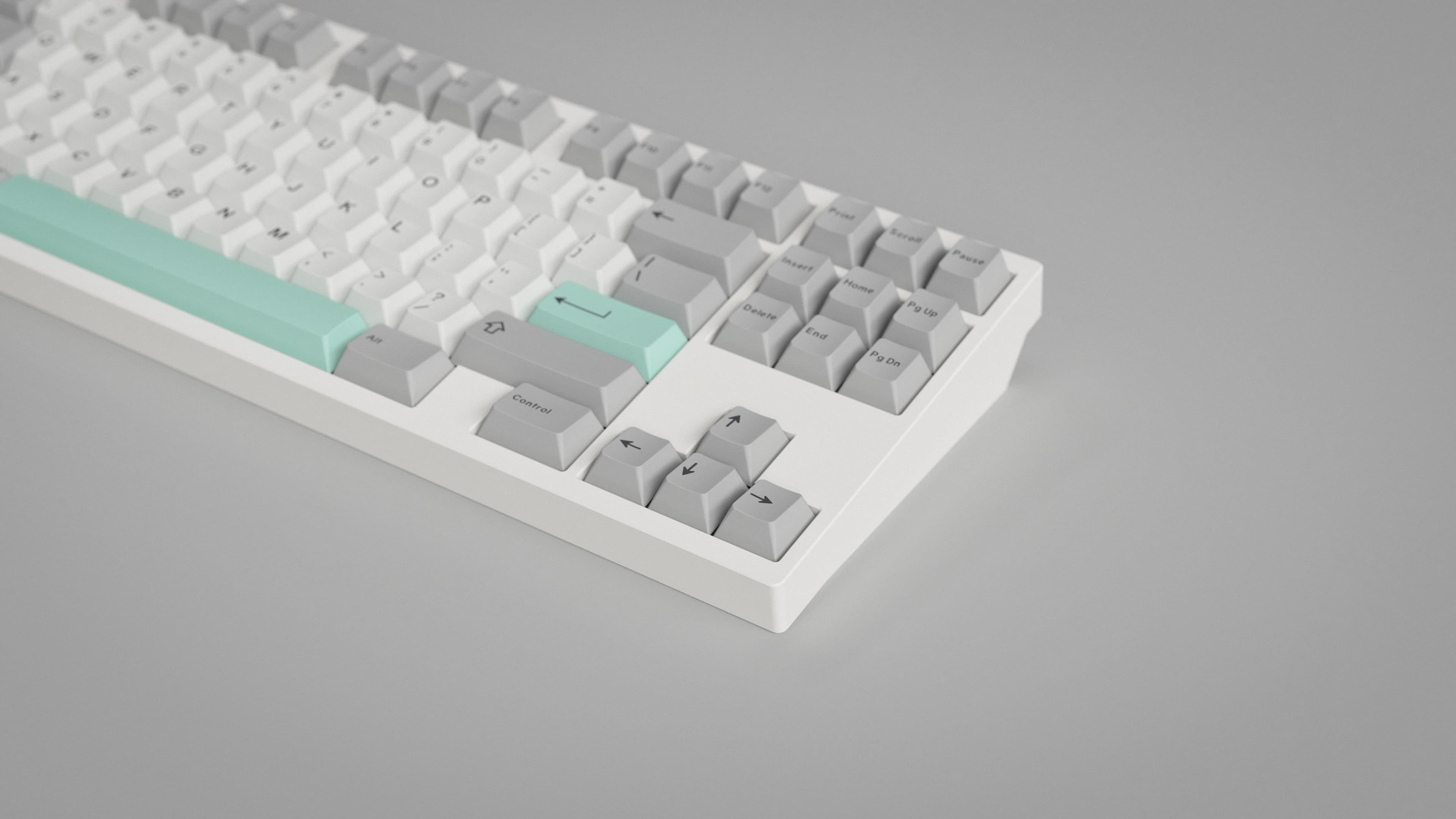 GMK Modern Dolch Light on the KBD8X2 keyboard