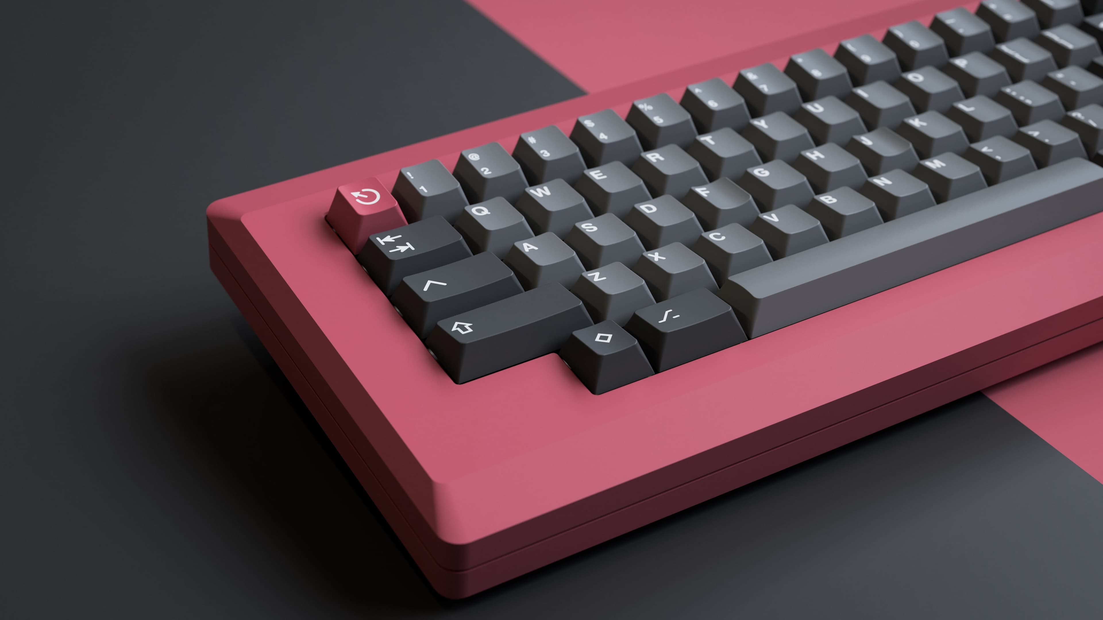 GMK Modern Dolch on the M0110 keyboard icon side view