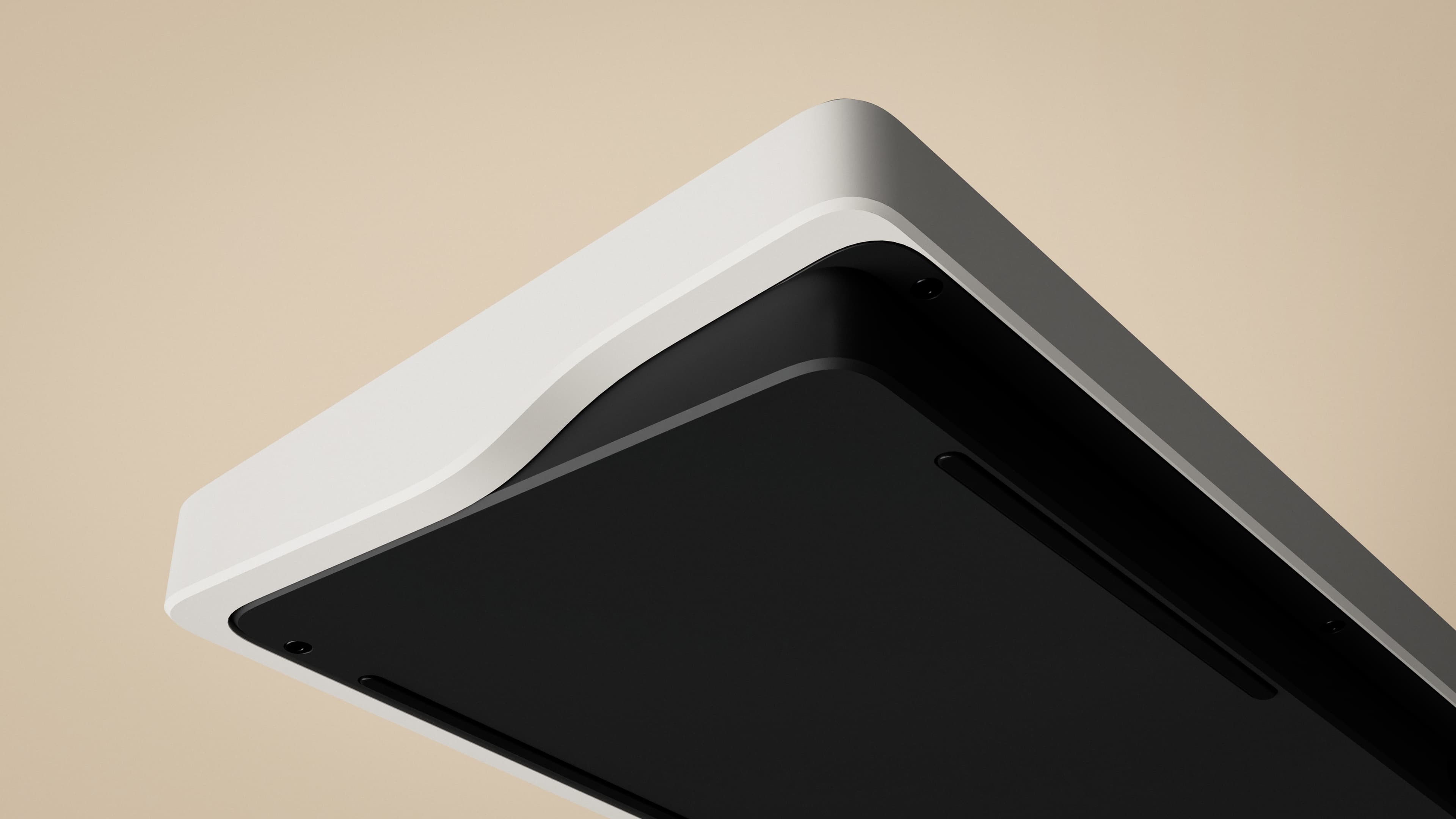 Render of the bottom of a Dharma in Minimal colourway