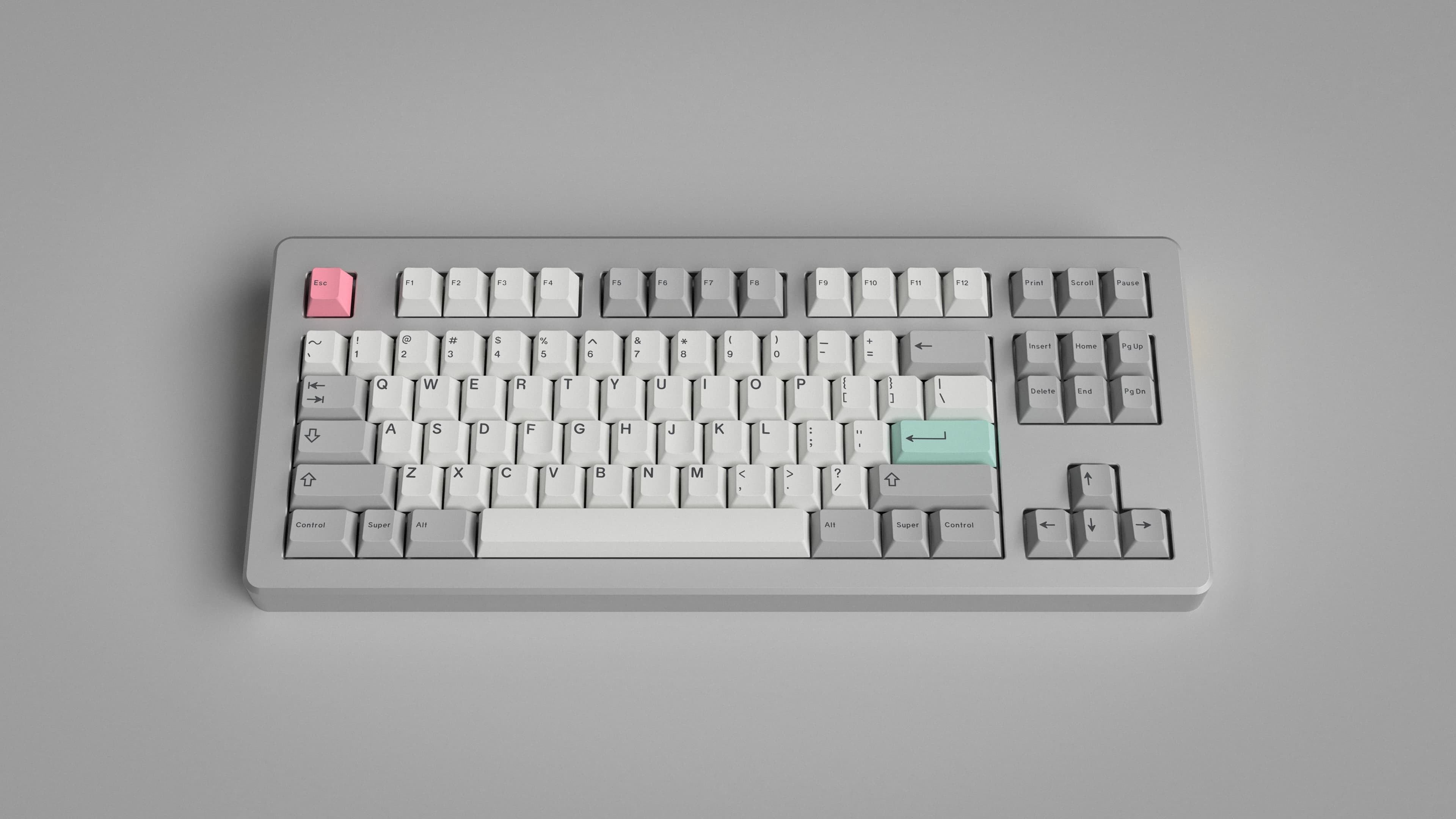 GMK Modern Dolch Light on the U80 keyboard