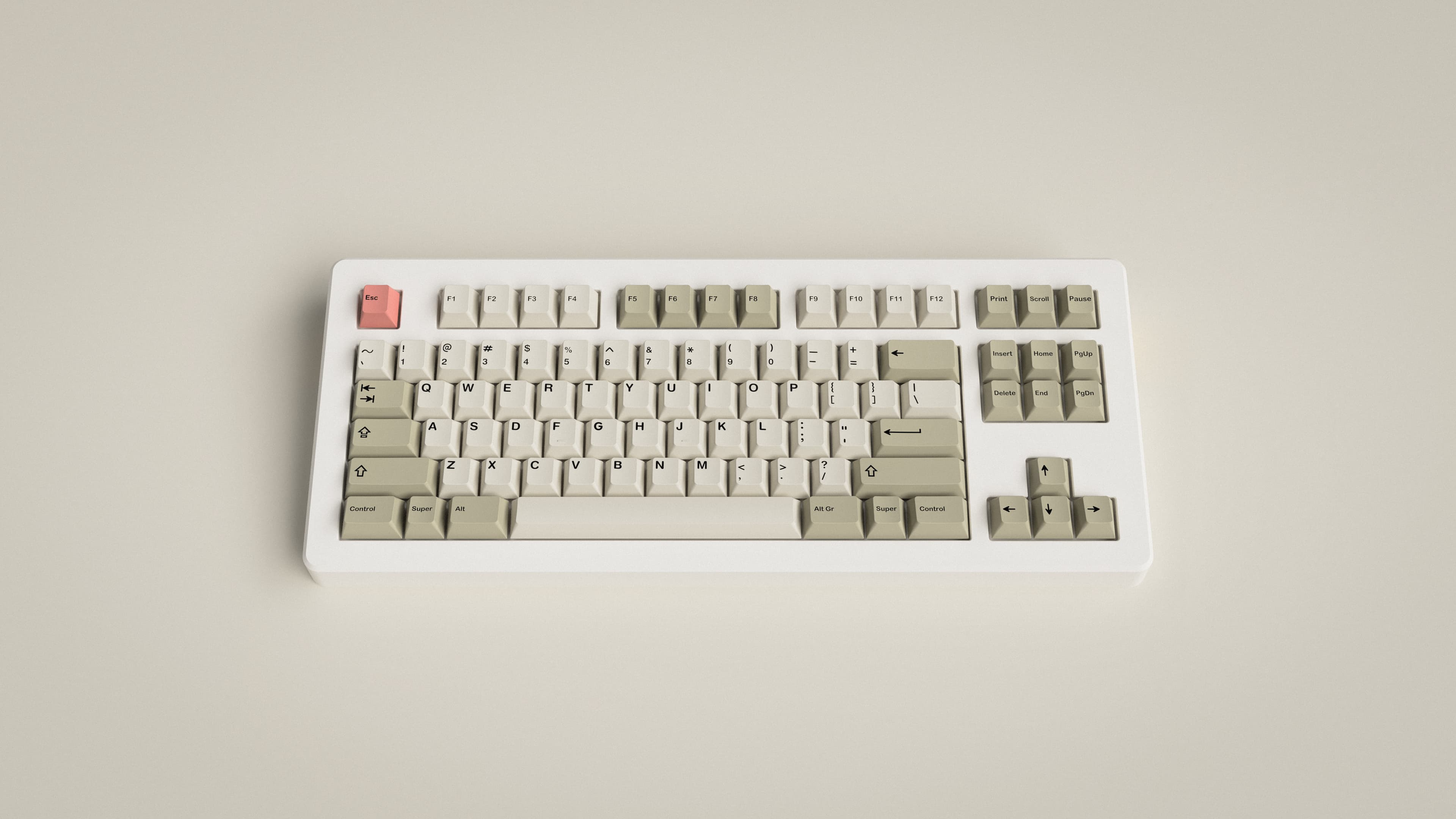 GMK 9009 R3 on the U80 keyboard