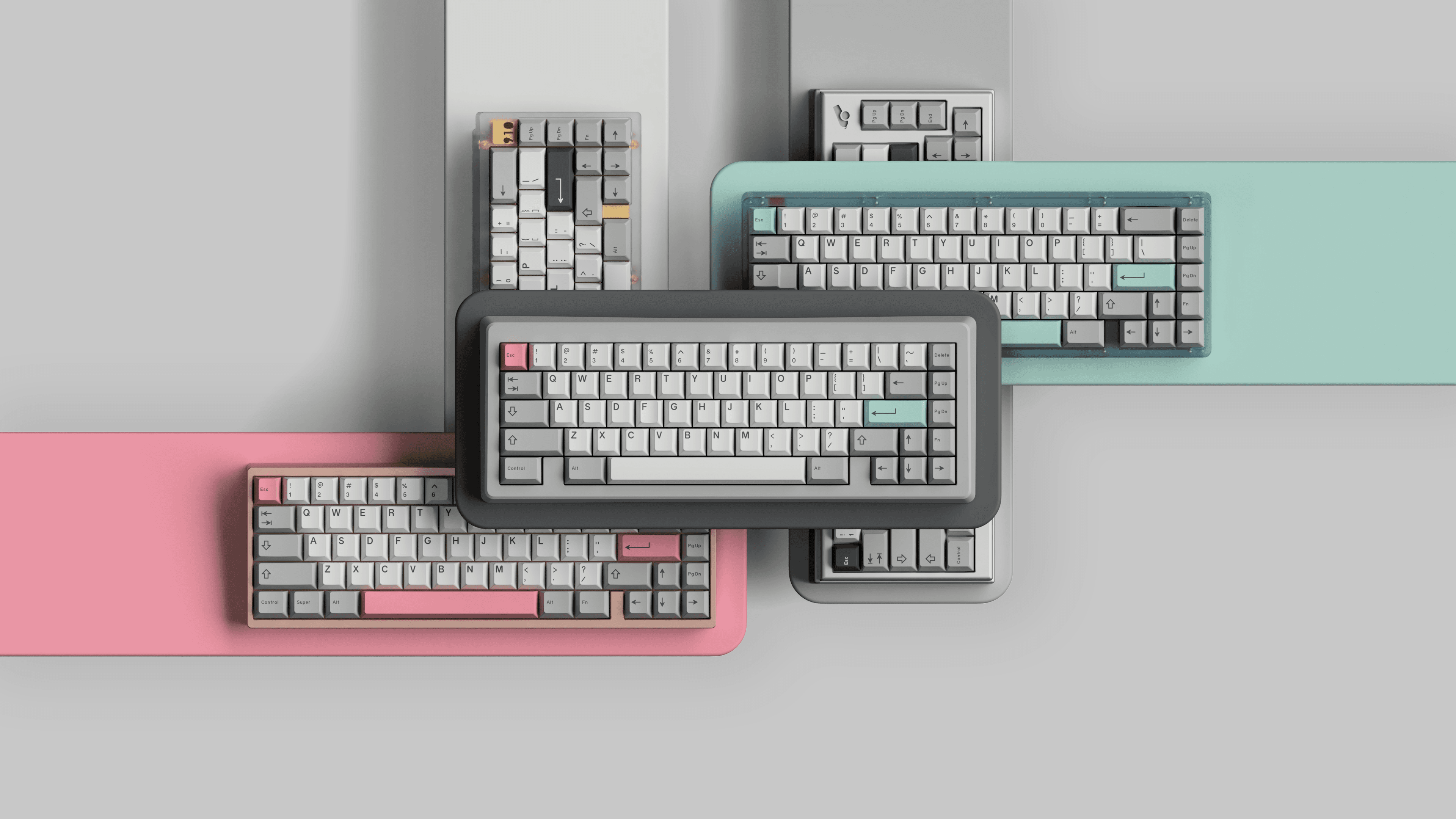 GMK Modern Dolch Light on many keyboards