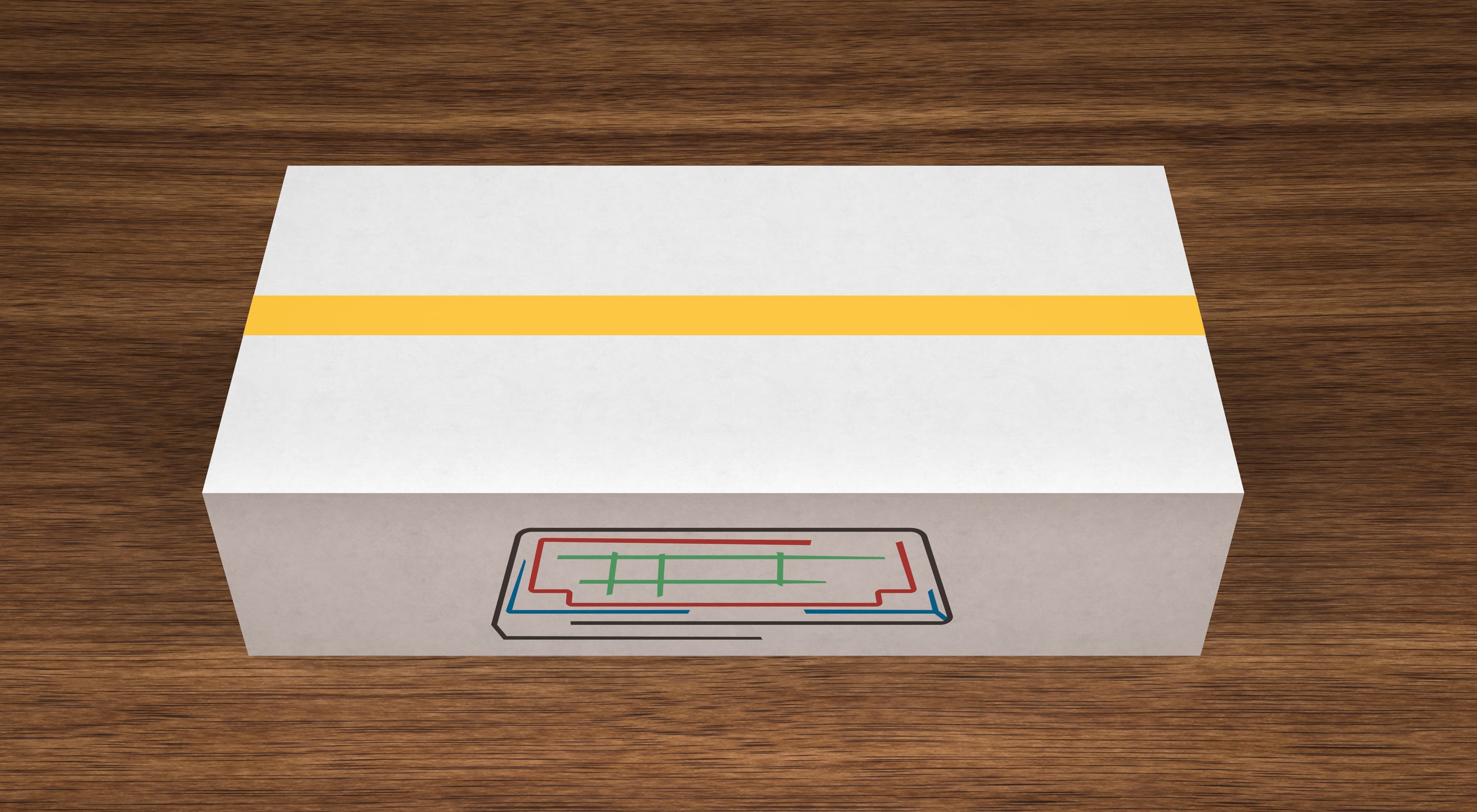 Render of Modern M0110 packaging